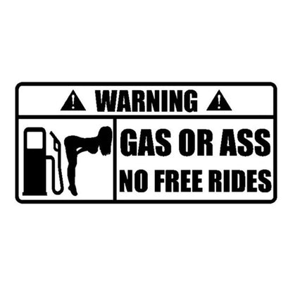 Autocollant de voiture - GAS OR ASS