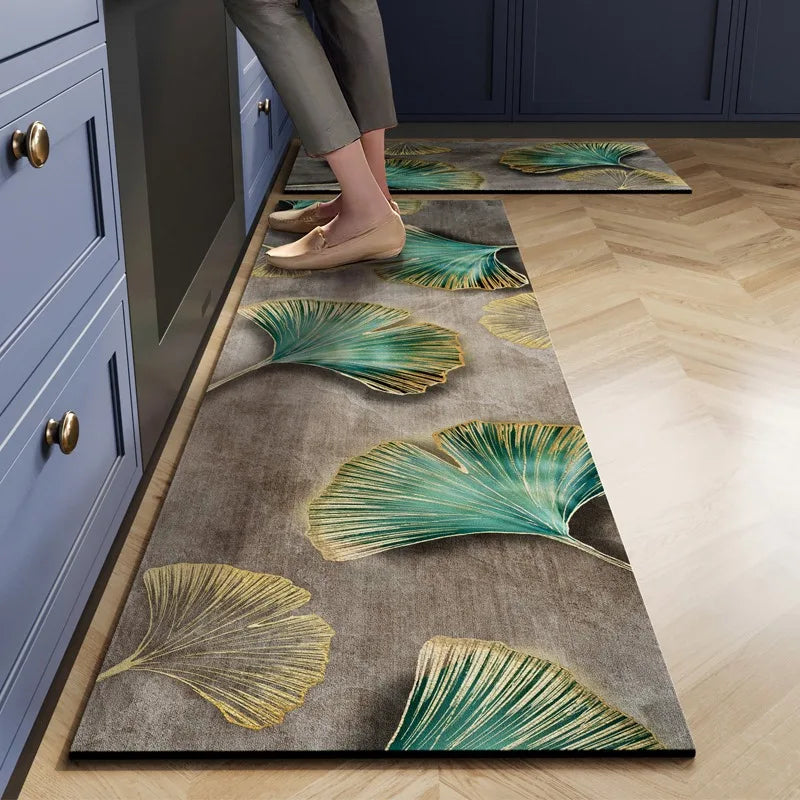 Tapis de sol de cuisine en PVC antidérapant et absorbant