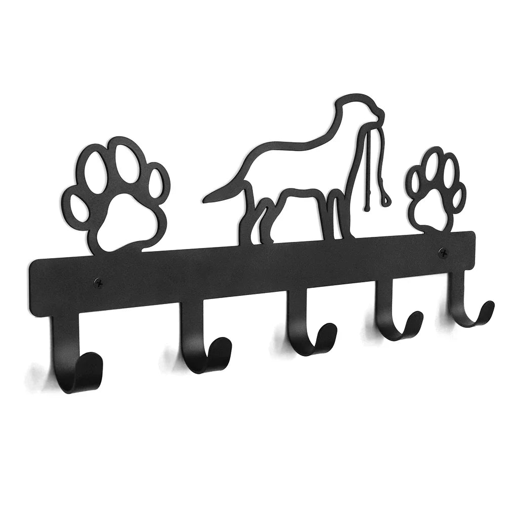 Patère avec motif chien