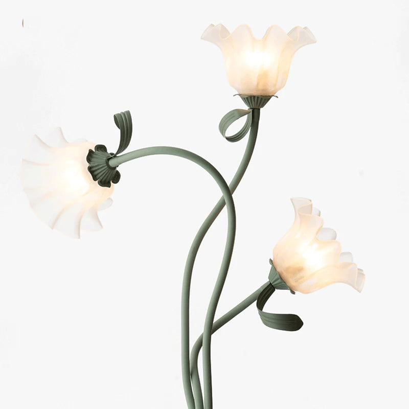 Lampe de table flexible - fleurs