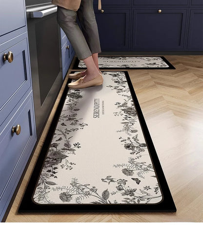 Tapis de sol de cuisine en PVC antidérapant et absorbant