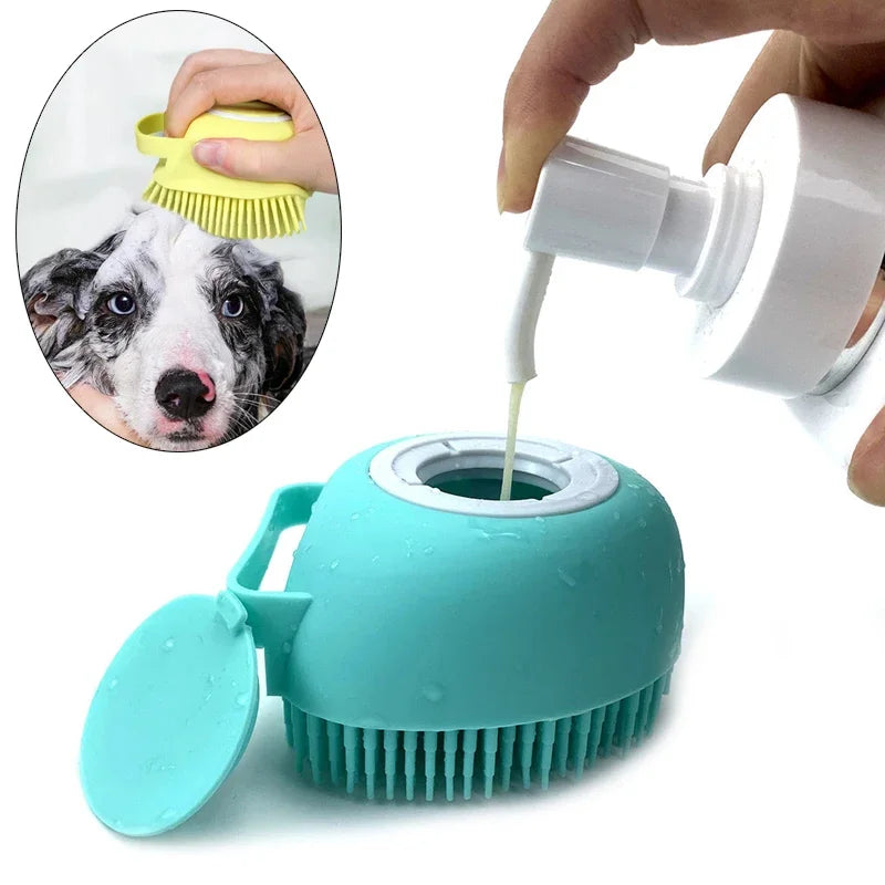 Brosse de bain pour chat et chien