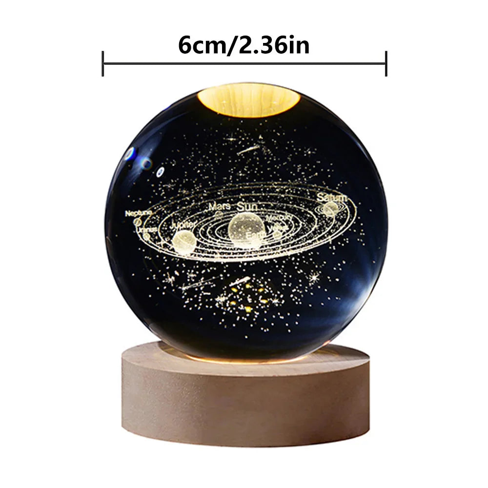 boule de cristal 3D - planétaire