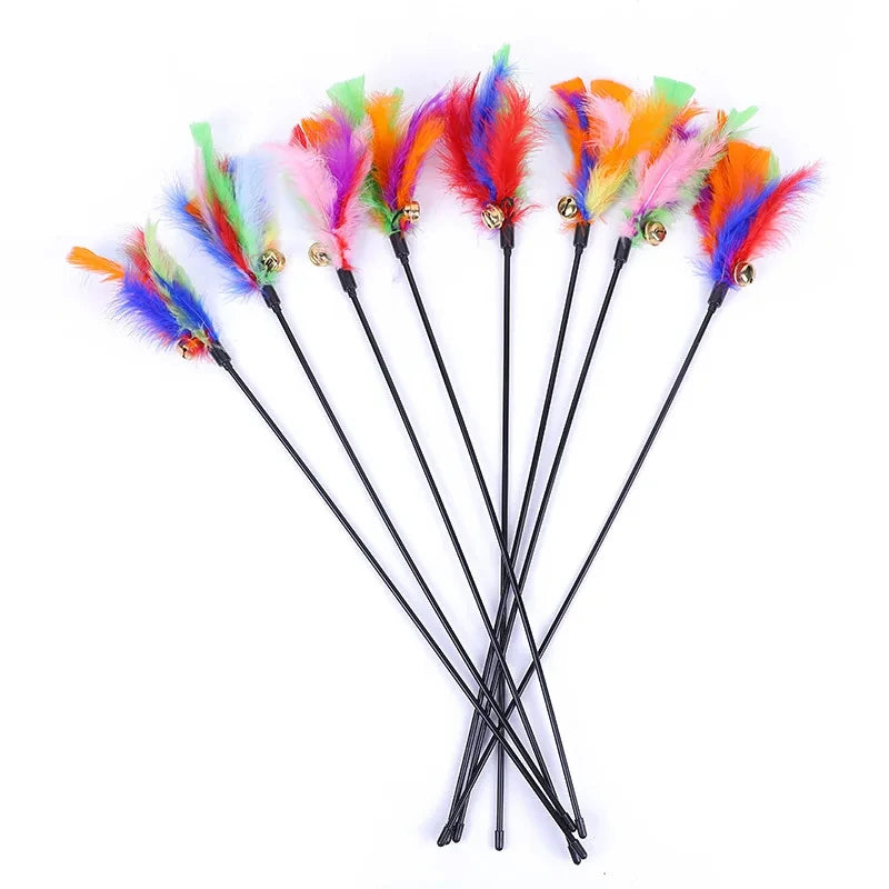 Jouet en plumes pour chat 28cm/50cm