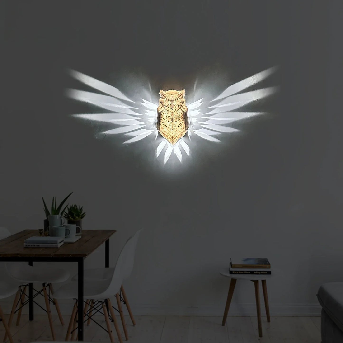 Lampe murale créative - aigle / hibou