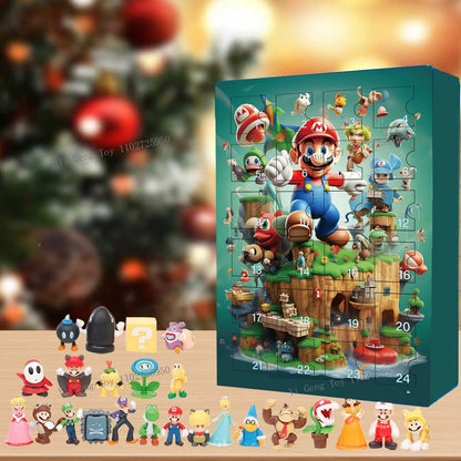 Calendrier de Noël Avent de 24 Figurines Mario