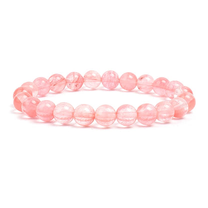 Bracelet de perles en pierre naturelle unisexe