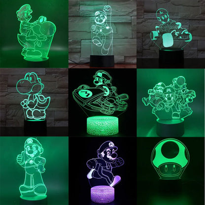 Super Mario 3D LED 7 / 16 couleurs