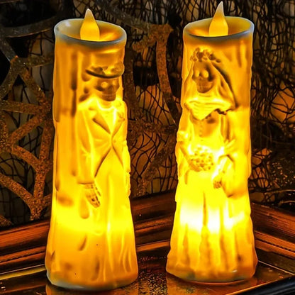 Bougies d'Halloween LED