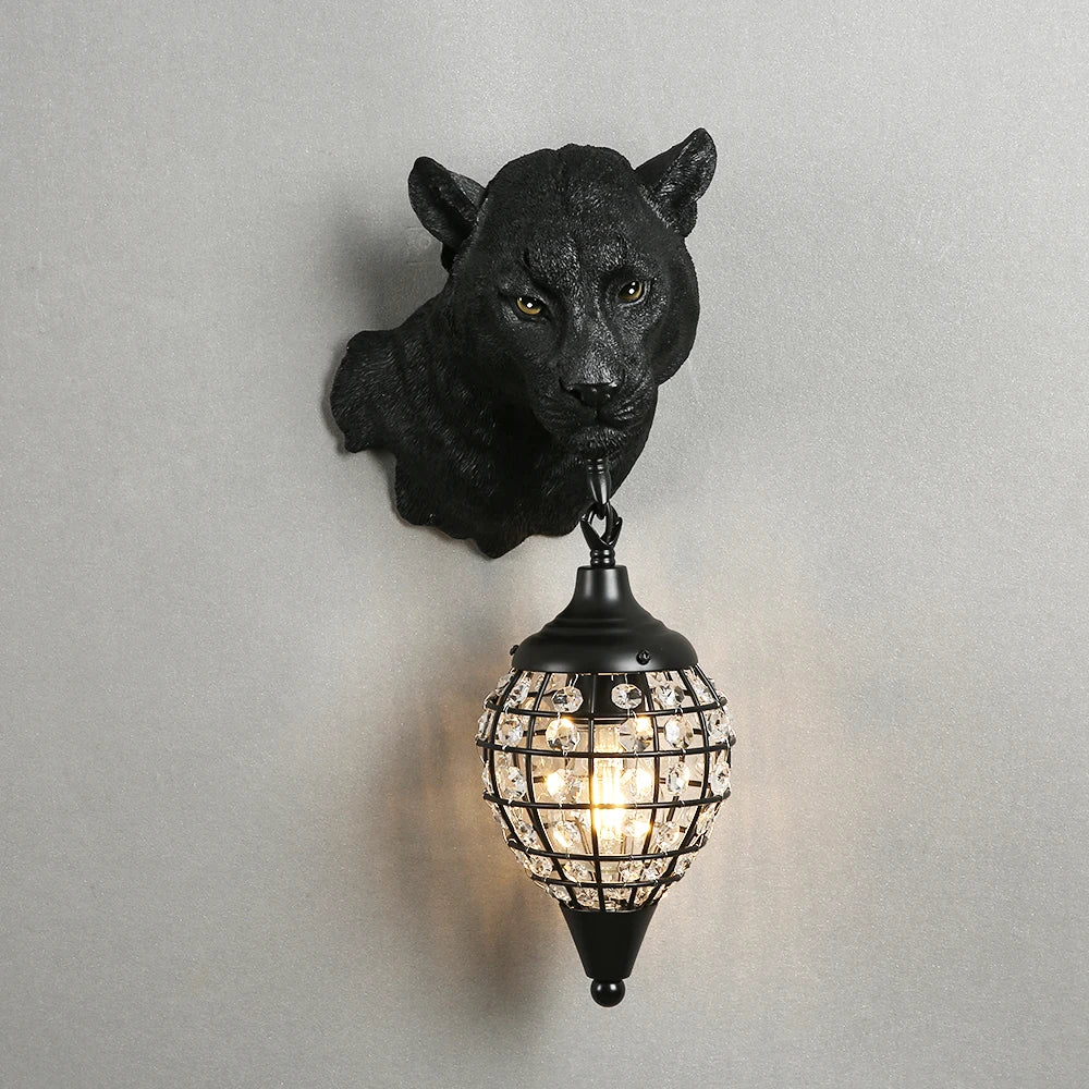 Lampe murale de luxe - léopard