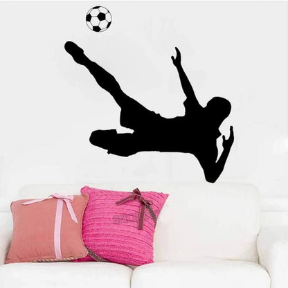 Autocollant mural - football 56x59cm