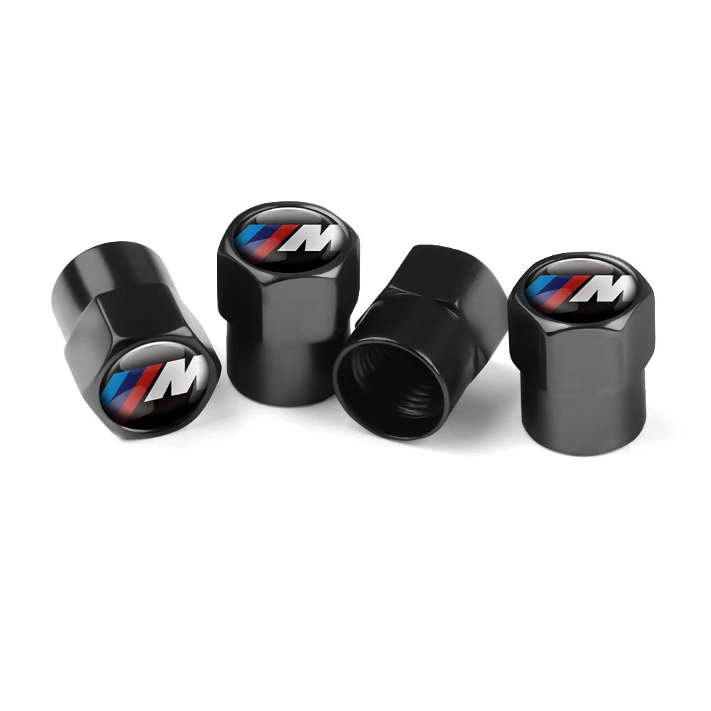 Lot de 4 bouchons pour valve de pneu - BMW