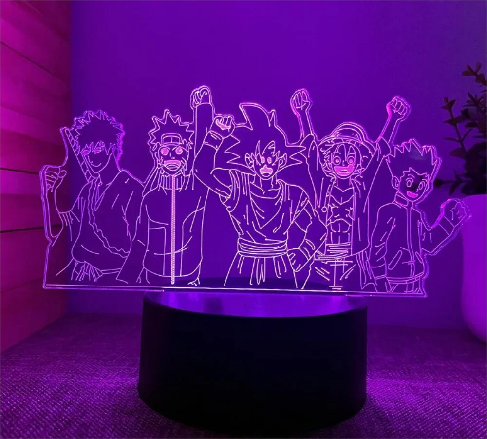 Anime Series 3D LED 7 / 16 couleurs