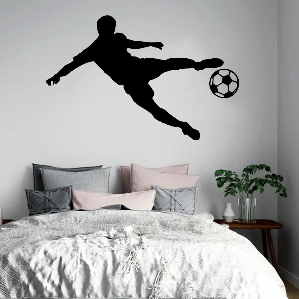 Autocollant mural - football 42x25cm