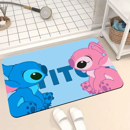 Tapis de sol antidérapant et absorbant - Lilo&Stitch