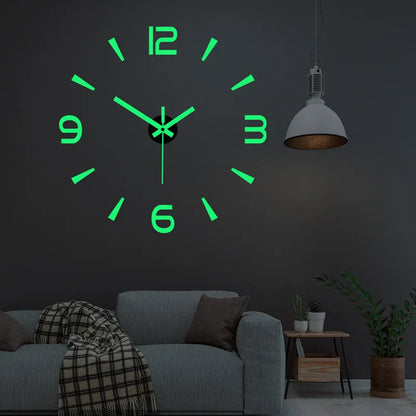 Horloge murale lumineuse