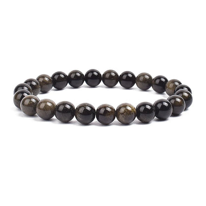 Bracelet de perles en pierre naturelle unisexe