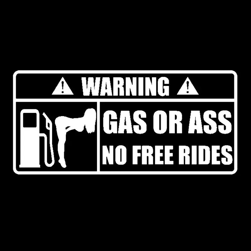 Autocollant de voiture - GAS OR ASS