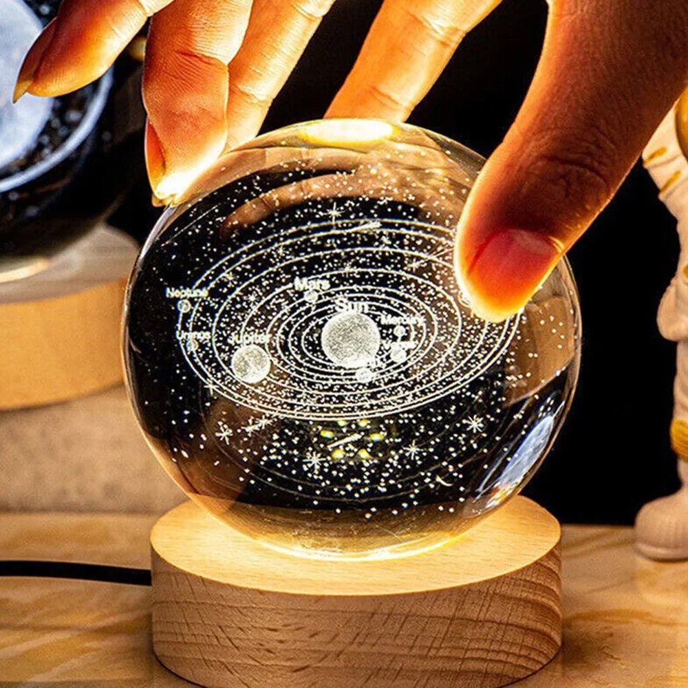 boule de cristal 3D - planétaire