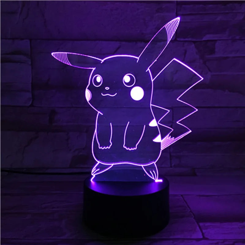 Pokemon 3D LED 7 / 16 couleurs