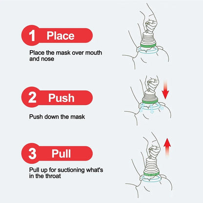 Dispositif d'étouffement de premiers secours portable pour adultes et enfants