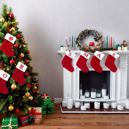 Chaussettes De Noël Lettre, Décoration De Noël