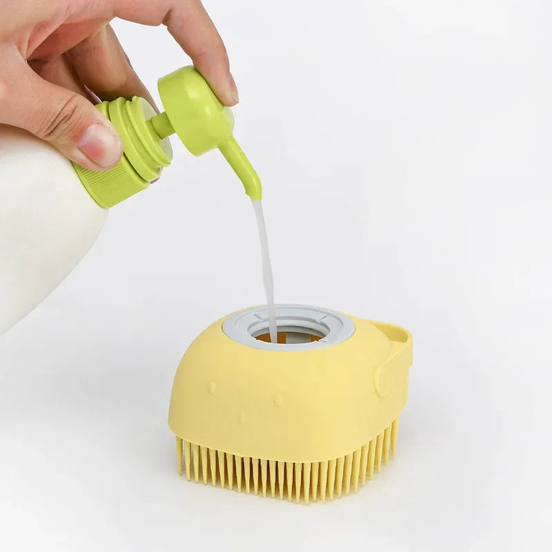 Brosse de bain pour chat et chien