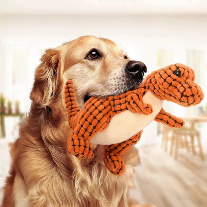 Jouet en peluche sonore en forme d'animaux pour chien