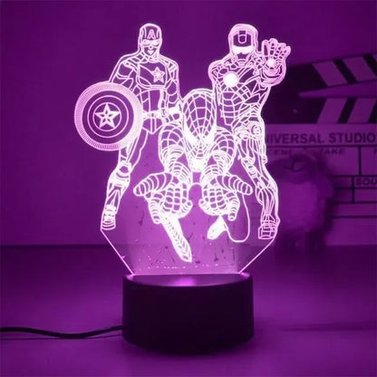 Disney Manga Anime 3D LED 16 couleurs