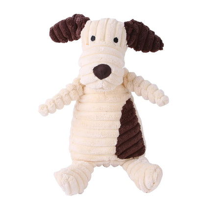 Jouets en peluche en forme d'animaux pour chien