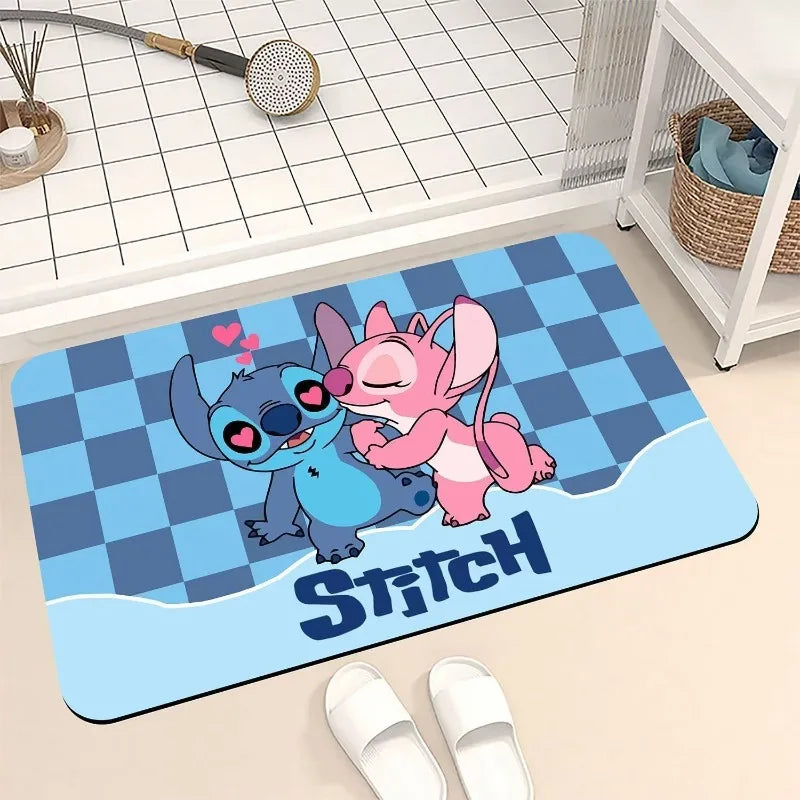 Tapis de sol antidérapant et absorbant - Lilo&Stitch