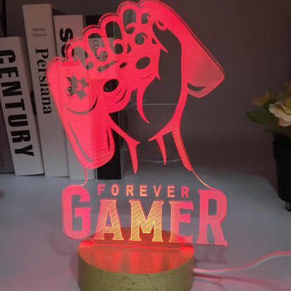 Forever Gamer 3D LED 7 couleurs