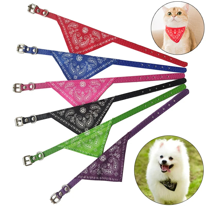 Bandana pour chat ou chien - différentes couleurs et tailles