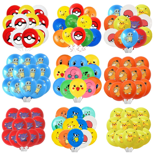 Ballons de Pokémon - 12pcs / 24pcs