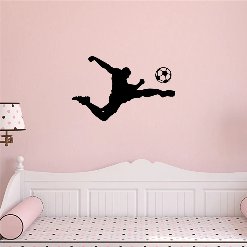 Autocollant mural - football 42x25cm