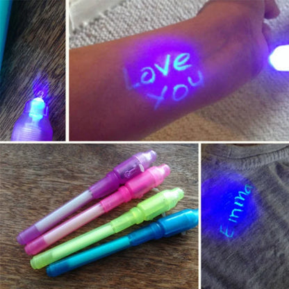 Stylo magique invisible UV