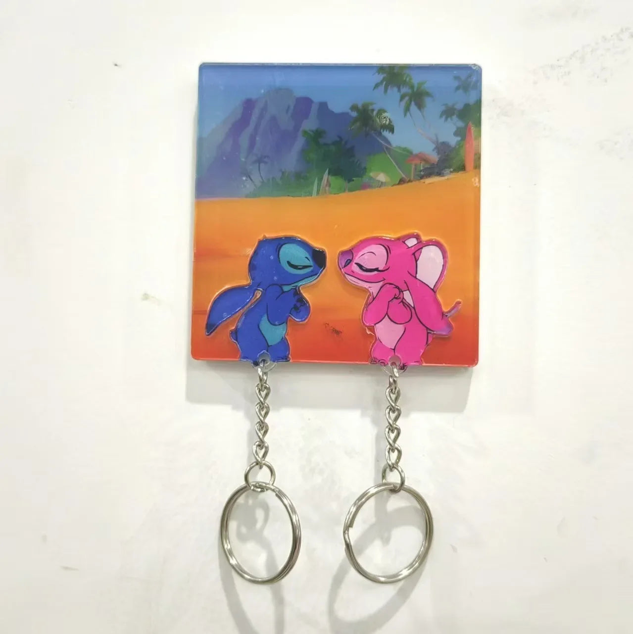 Porte-clés de couple - Lilo&Stitch / Simpsons