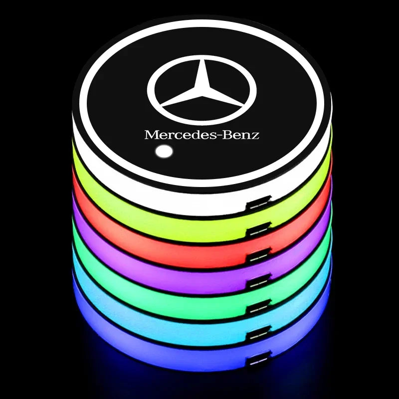 Sous verre décoratif avec LED - Mercedes / AMG