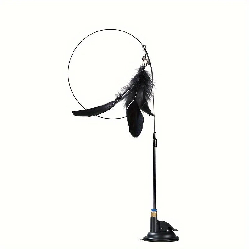 Jouet en plumes pour chat 85cm