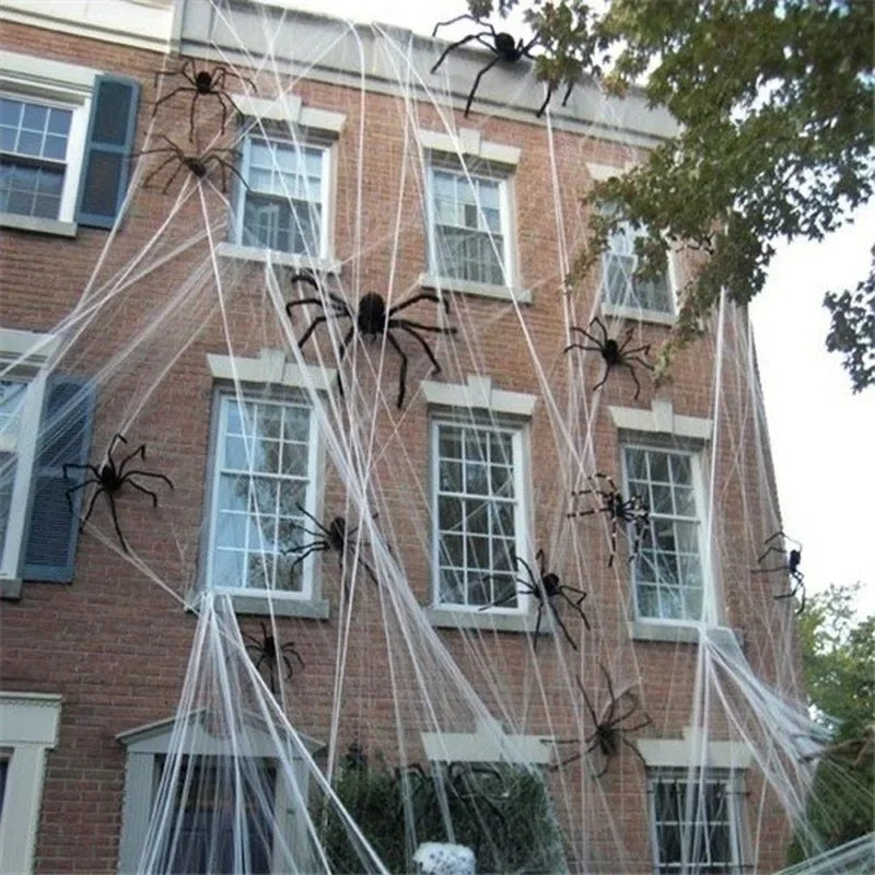 Araignée en peluche differentes tailles pour Halloween