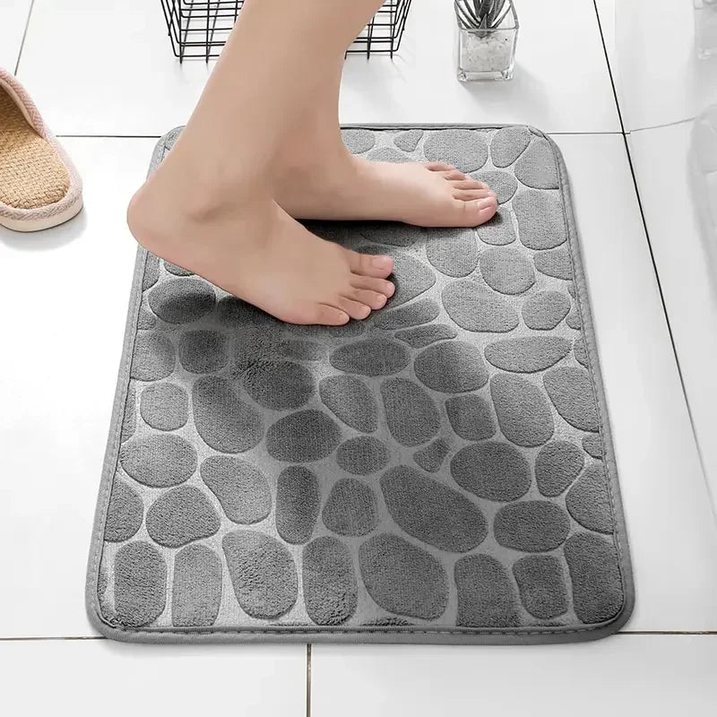 Tapis de sol antidérapant et absorbant pour la salle de bain