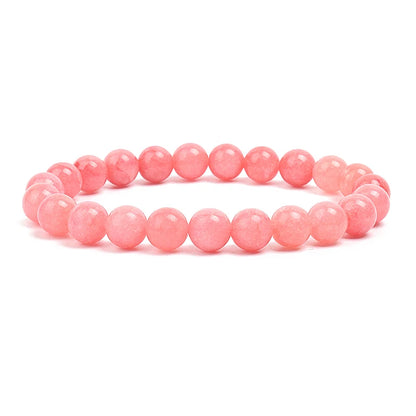 Bracelet de perles en pierre naturelle unisexe