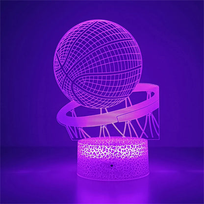 Basketball 3D LED 7 / 16 couleurs