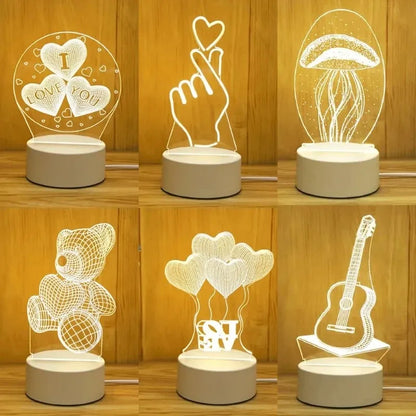 Divers Motifs 3D LED