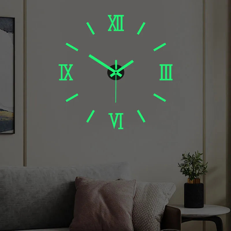 Horloge murale lumineuse