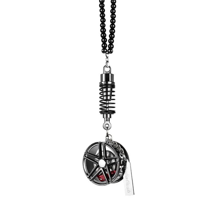 Pendentif roue de voiture