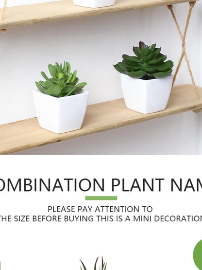 Fausses plantes décoratives - 3pcs