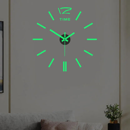 Horloge murale lumineuse