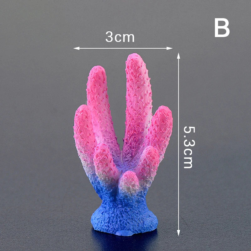 Coraux artificiels en résine pour aquarium